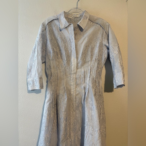 SIMKHAI
Court floral cloqué midi dress - Picture 6 of 9